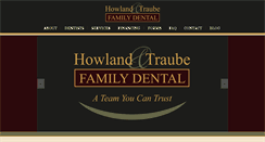 Desktop Screenshot of howlandfamilydental.com